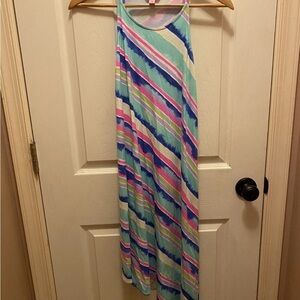 Lilly Pulitzer Magnolia Midi Cerviche Striped Dress Sz XXS NWOT